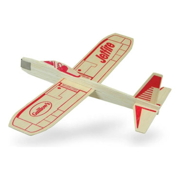 KIT PARA MONTAR AVIÃO PLANADOR BALSA PARA ARREMESSO MANUAL JETFIRE GLIDER GUILLOWS GUI 30